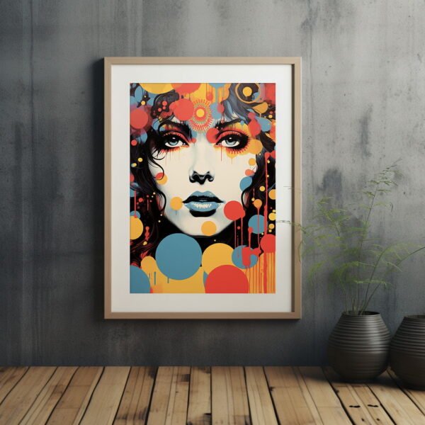 Vintage Pop Art Poster Retro Style | Vintage Visions Of The 70s 01 | Colourful Pop Art | Home Décor | Wall Art - Image 4