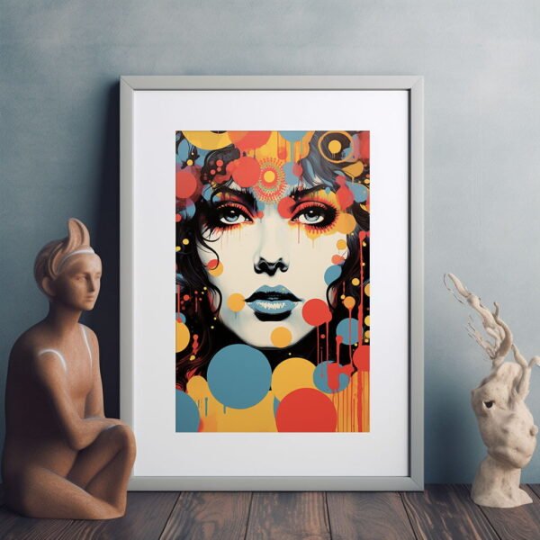 Vintage Pop Art Poster Retro Style | Vintage Visions Of The 70s 01 | Colourful Pop Art | Home Décor | Wall Art - Image 2