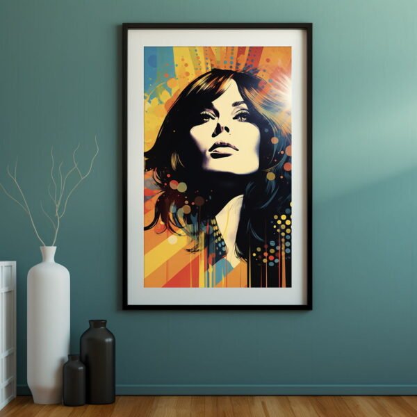 Vintage Pop Art Poster Retro Style | Vintage Visions Of The 70s 02 | Colourful Pop Art | Home Décor | Wall Art - Image 4