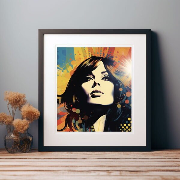 Vintage Pop Art Poster Retro Style | Vintage Visions Of The 70s 02 | Colourful Pop Art | Home Décor | Wall Art - Image 3