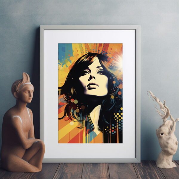 Vintage Pop Art Poster Retro Style | Vintage Visions Of The 70s 02 | Colourful Pop Art | Home Décor | Wall Art - Image 2