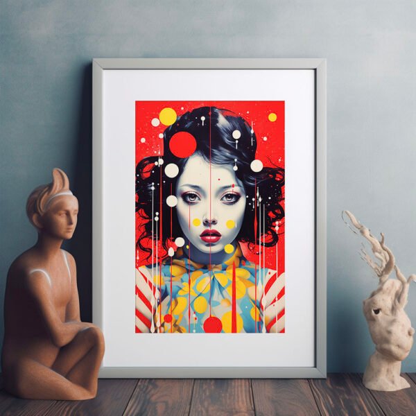 Vintage Pop Art Poster Retro Style | Vintage Visions Of The 70s 05 | Colourful Pop Art | Home Décor | Wall Art