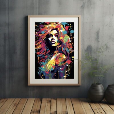 Vintage Pop Art Poster Retro Style | Vintage Visions Of The 70s 06 | Colourful Pop Art | Home Décor | Wall Art