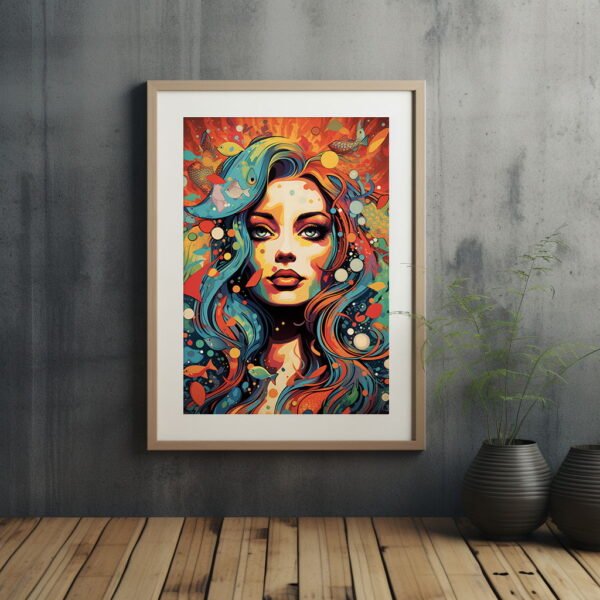 Vintage Pop Art Poster Retro Style | Vintage Visions Of The 70s 07 | Colourful Pop Art | Home Décor | Wall Art - Image 4