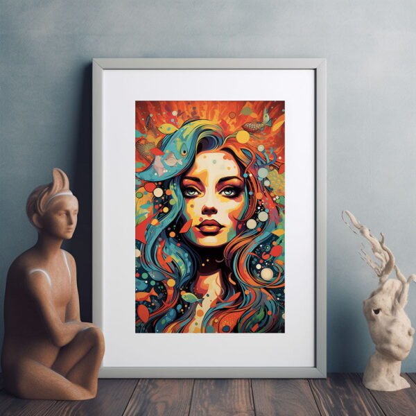 Vintage Pop Art Poster Retro Style | Vintage Visions Of The 70s 07 | Colourful Pop Art | Home Décor | Wall Art - Image 2