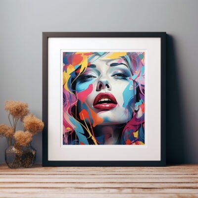 Vintage Pop Art Poster Retro Style | Vintage Visions Of The 70s 08 | Colourful Pop Art | Home Décor | Wall Art