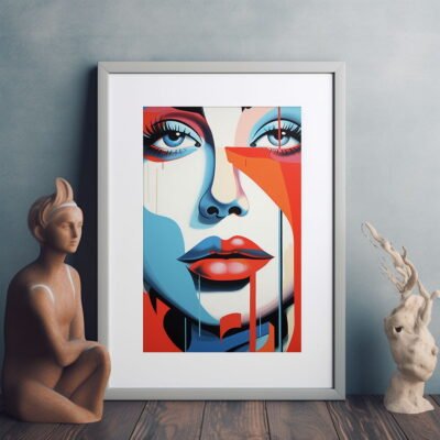 Vintage Pop Art Poster Retro Style | Vintage Visions Of The 70s 09 | Colourful Pop Art | Home Décor | Wall Art